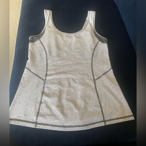 Lululemon Gray Tank Top with Contrast Seams